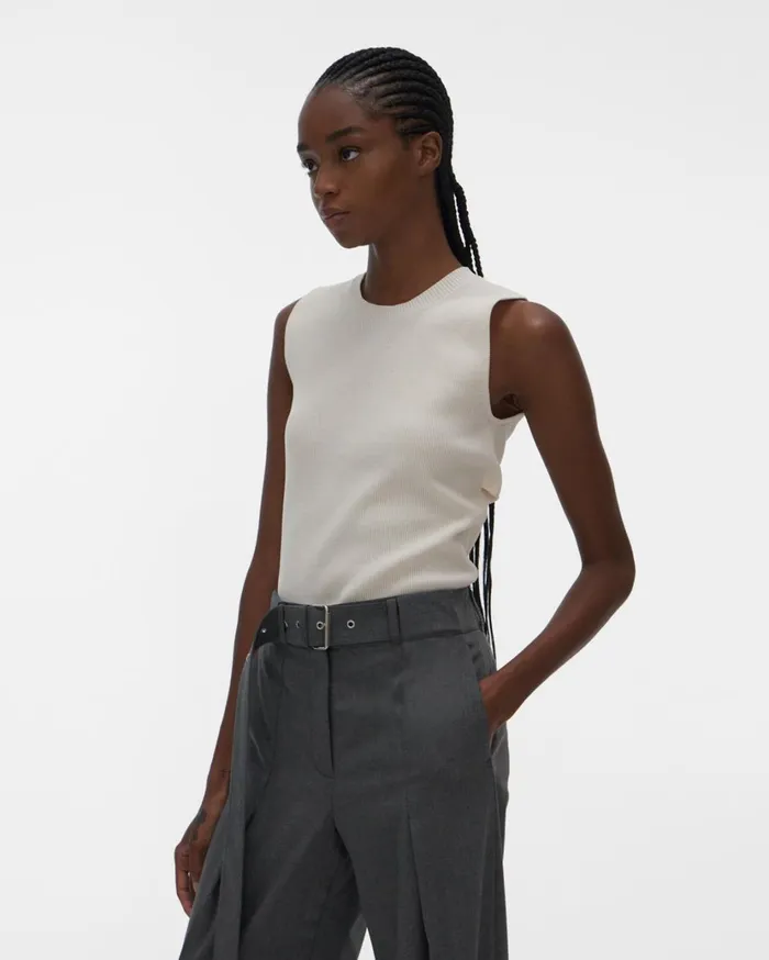 Women Slash Tank Winter White Helmut Lang Tops