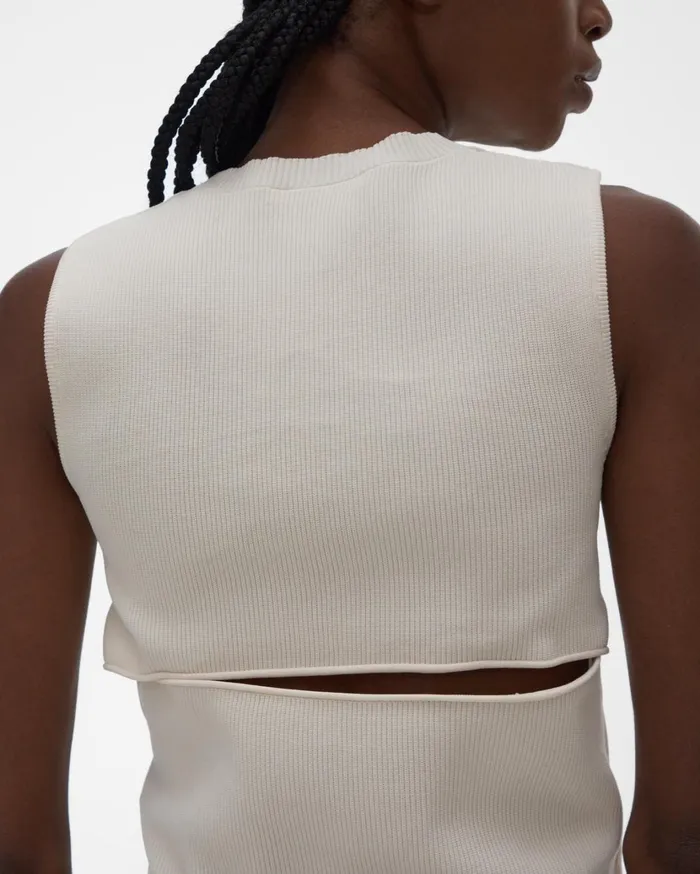 Women Slash Tank Winter White Helmut Lang Tops