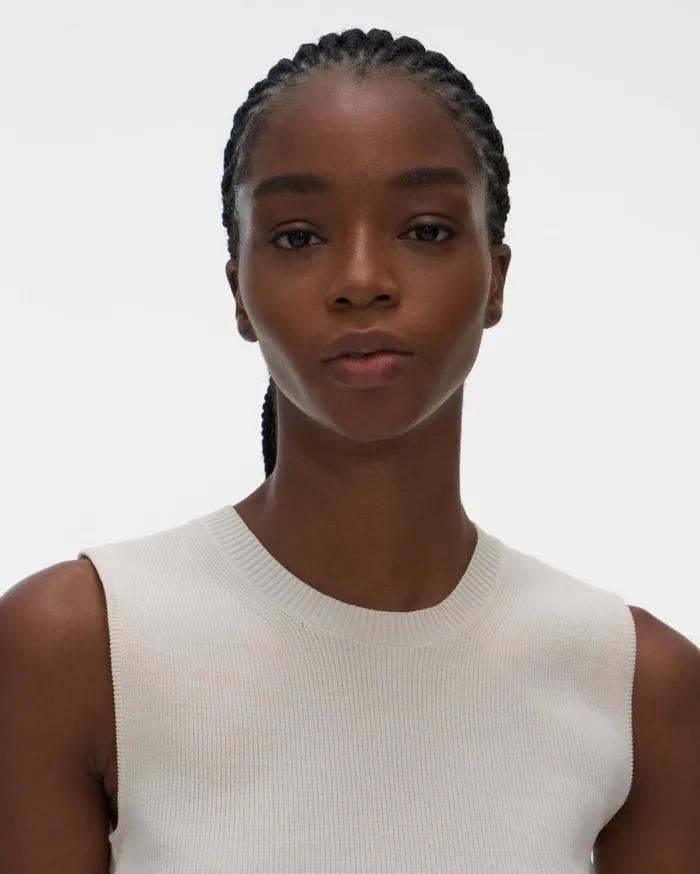 Women Slash Tank Winter White Helmut Lang Tops