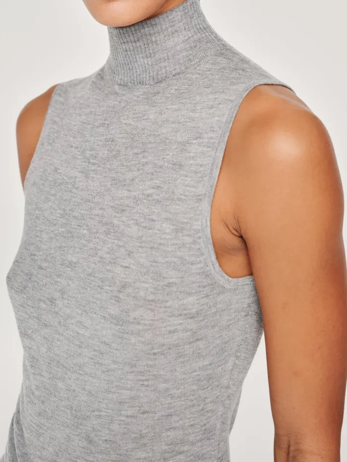 Women Sleeveless Turtleneck DL1961 Sweaters Knits