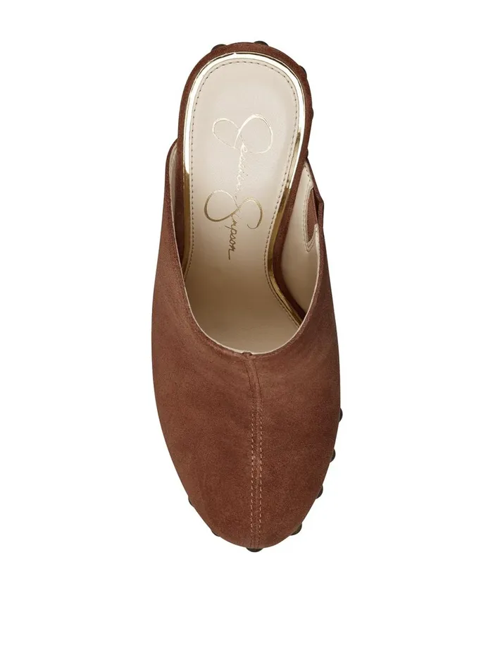 Women Slides and Mules Jessica Simpson Kouren Platform Clog In Kentucky Mud Kentucky Mud