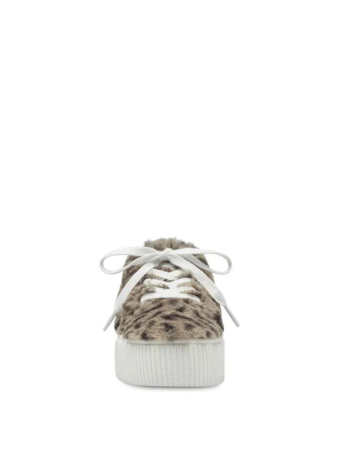Women Sneakers Jessica Simpson Edda Sneaker In Natural Leopard Fuzzy Natural Leopard