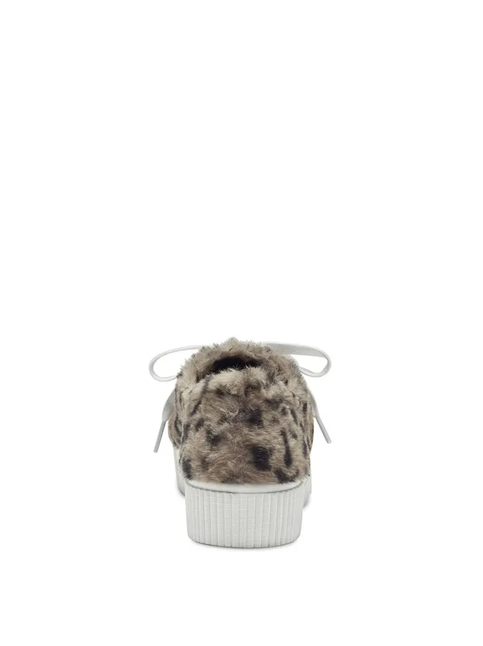 Women Sneakers Jessica Simpson Edda Sneaker In Natural Leopard Fuzzy Natural Leopard