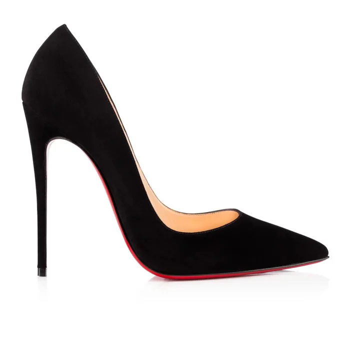 Women So Kate 120 Mm Pumps 8211 Suede Calf 8211 Black Black Christian Louboutin Pumps