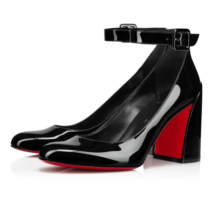 Women So Sab 85 Mm Pumps 8211 Patent Calf 8211 Black Black Christian Louboutin Pumps Women So Sab 85 Mm Pumps 8211 Patent Calf 8211 Black Black Christian Louboutin Pumps