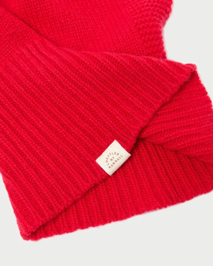 Women Soft Accessories Loeffler Randall Jimi Red Cashmere Balaclava Women Soft Accessories Loeffler Randall Jimi Red Cashmere Balaclava