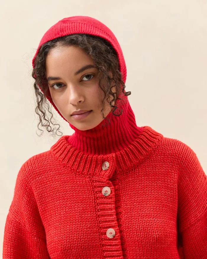 Women Soft Accessories Loeffler Randall Jimi Red Cashmere Balaclava Women Soft Accessories Loeffler Randall Jimi Red Cashmere Balaclava