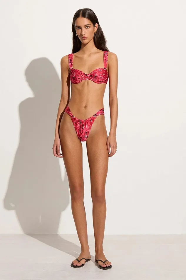 Women Sol Bikini Top El Limon Floral Pink Faithfull The Brand Swim Women Sol Bikini Top El Limon Floral Pink Faithfull The Brand Swim