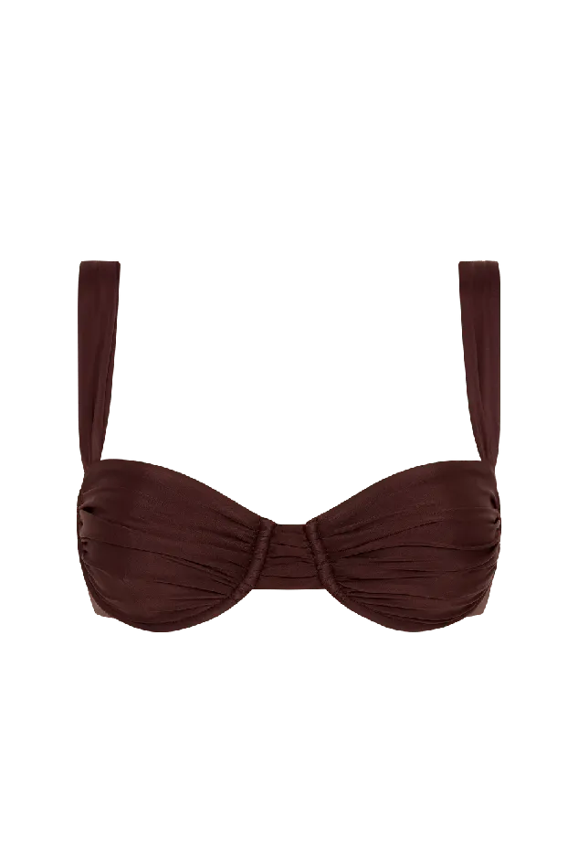 Women Sol Bikini Top Soil Faithfull The Brand Swim Women Sol Bikini Top Soil Faithfull The Brand Swim