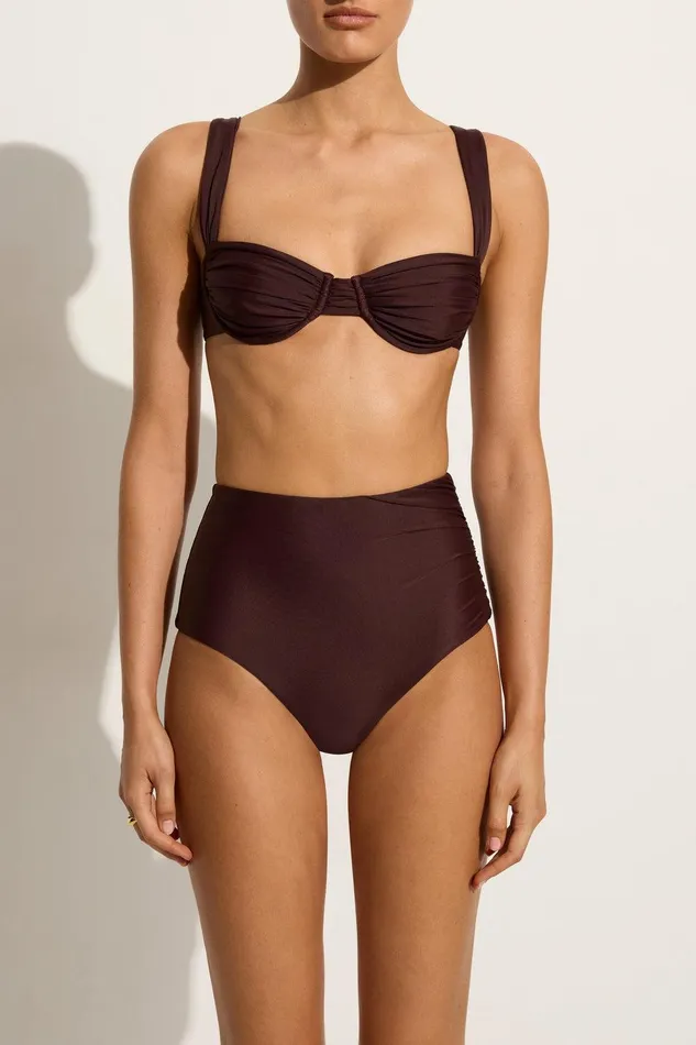 Women Sol Bikini Top Soil Faithfull The Brand Swim Women Sol Bikini Top Soil Faithfull The Brand Swim