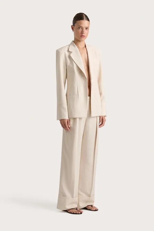 Women Soleil Blazer Sand Faithfull The Brand Blazers Women Soleil Blazer Sand Faithfull The Brand Blazers