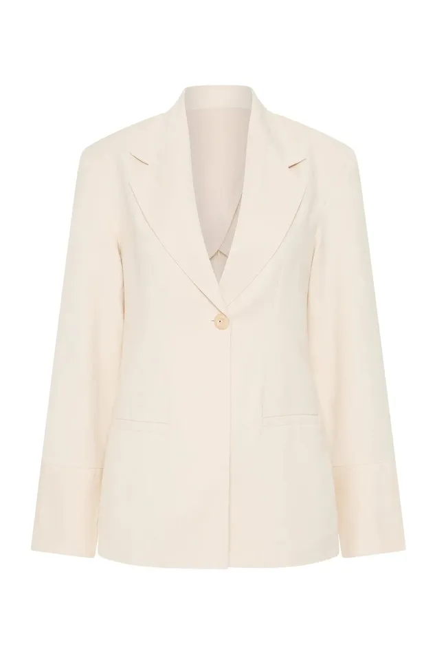 Women Soleil Blazer Sand Faithfull The Brand Blazers Women Soleil Blazer Sand Faithfull The Brand Blazers