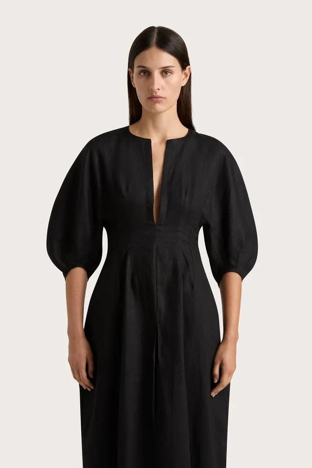 Women Soleil Maxi Dress Black Faithfull The Brand Maxi Dresses Women Soleil Maxi Dress Black Faithfull The Brand Maxi Dresses