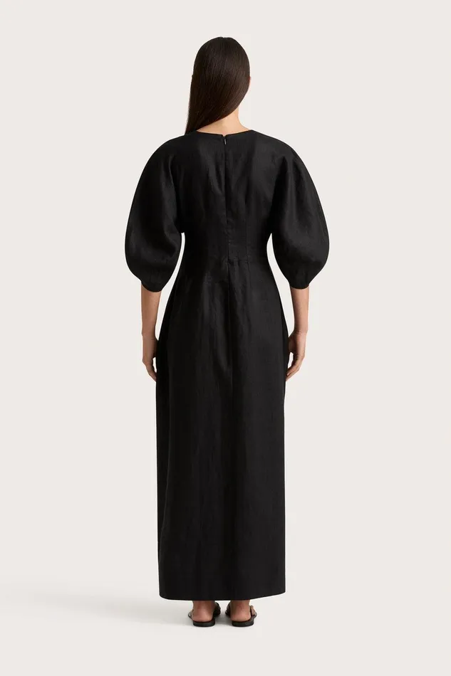 Women Soleil Maxi Dress Black Faithfull The Brand Maxi Dresses Women Soleil Maxi Dress Black Faithfull The Brand Maxi Dresses
