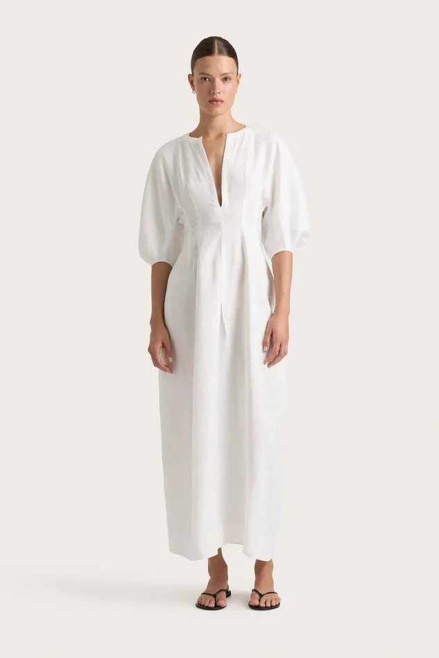 Women Soleil Maxi Dress White Faithfull The Brand Dresses