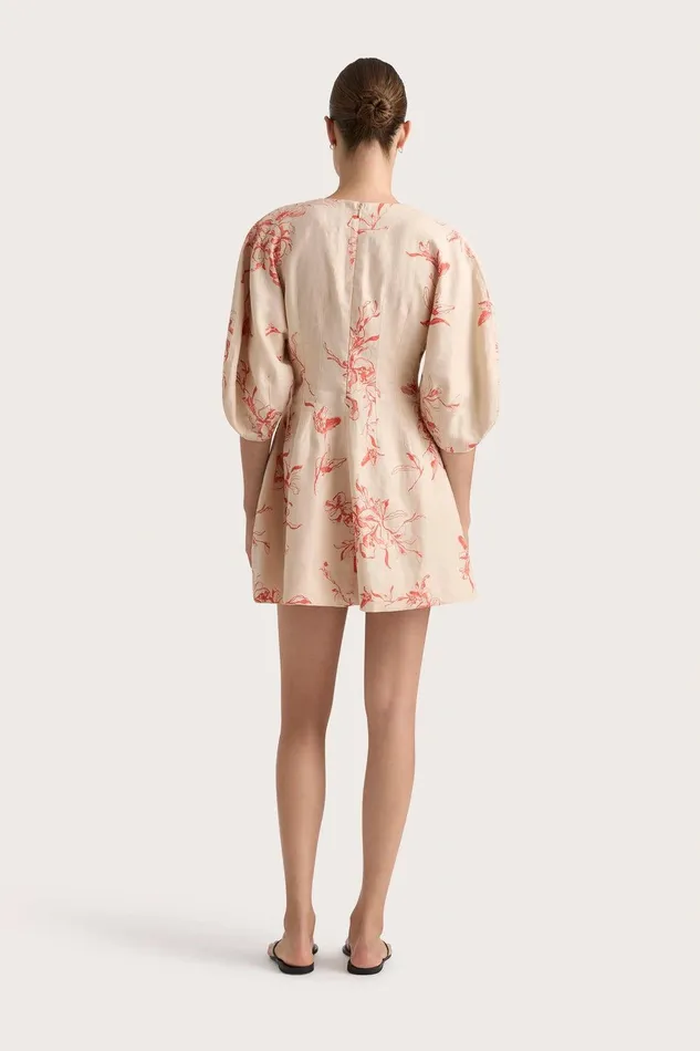 Women Soleil Mini Dress Leilani Vermilion Faithfull The Brand Mini Dresses Women Soleil Mini Dress Leilani Vermilion Faithfull The Brand Mini Dresses