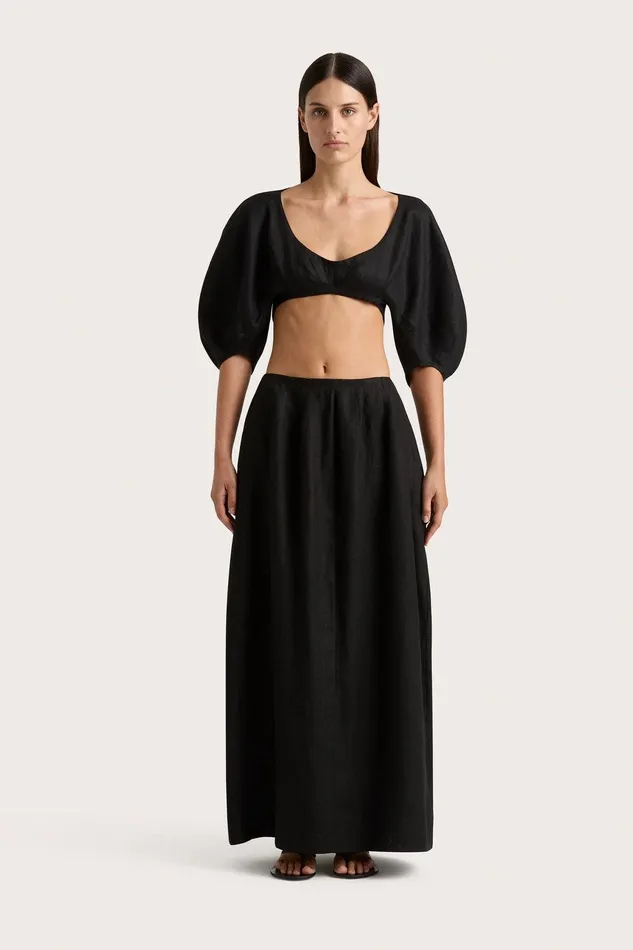 Women Soleil Top Black Faithfull The Brand Tops
