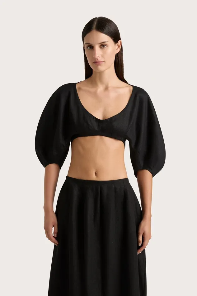 Women Soleil Top Black Faithfull The Brand Tops Women Soleil Top Black Faithfull The Brand Tops
