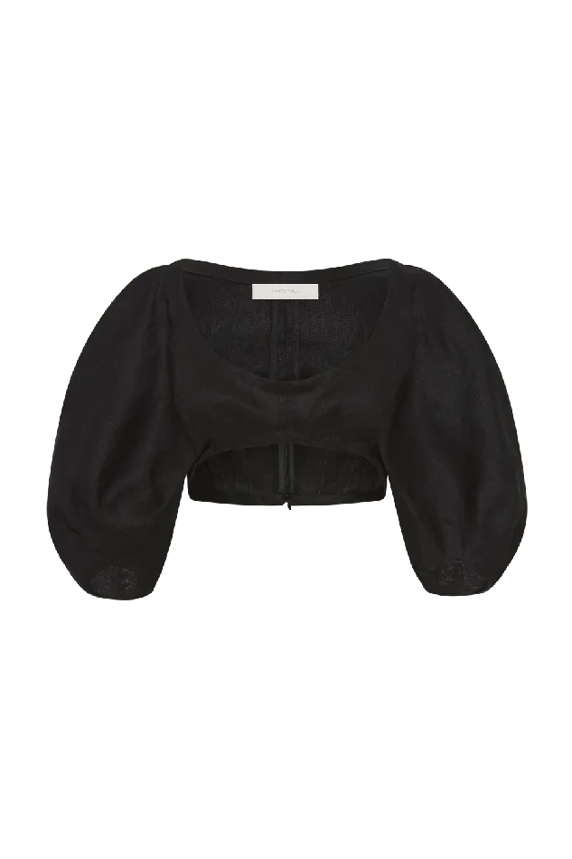 Women Soleil Top Black Faithfull The Brand Tops Women Soleil Top Black Faithfull The Brand Tops
