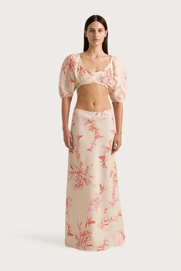 Women Soleil Top Leilani Vermilion Faithfull The Brand Tops