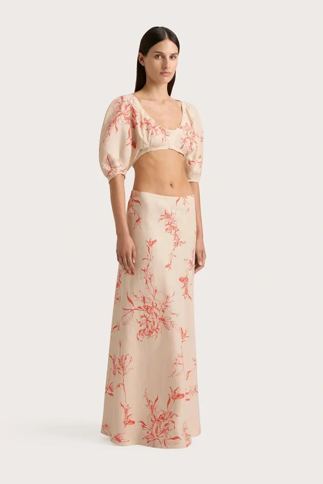 Women Soleil Top Leilani Vermilion Faithfull The Brand Tops Women Soleil Top Leilani Vermilion Faithfull The Brand Tops