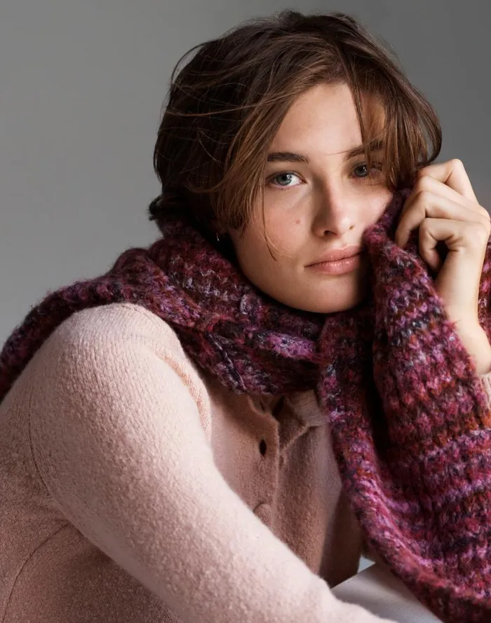 Women SpaceDyed Crewneck Sweater Spacedye Verbena Madewell Sweaters