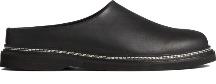 Women Sperry X Who What Wear Captain039s Mule Black Sperry Flats and Loafers