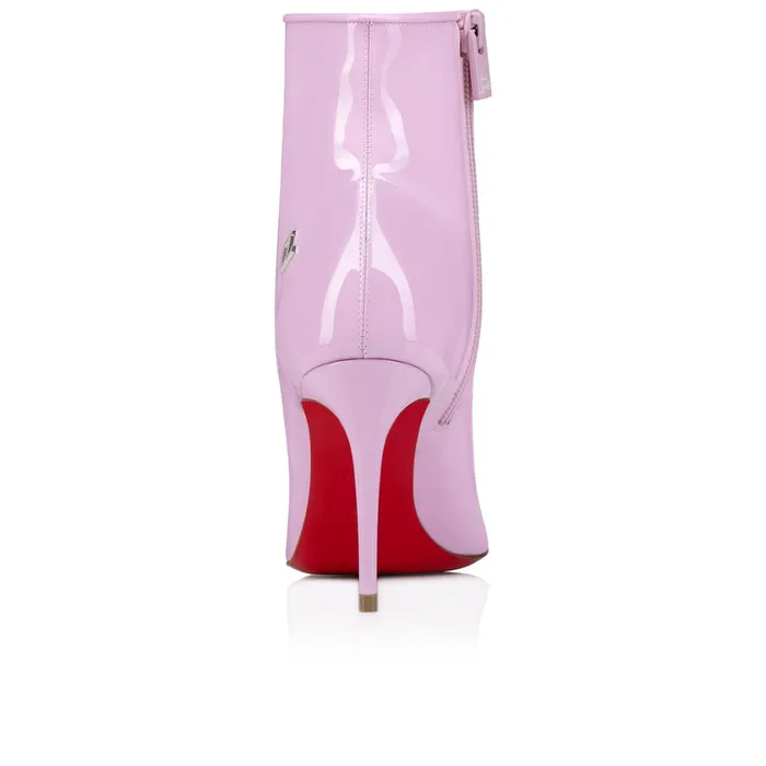 Women Sporty Kate Booty 85 Mm Low Boots 8211 Patent Leather 8211 Pinkador Pink Christian Louboutin Ankle Boots