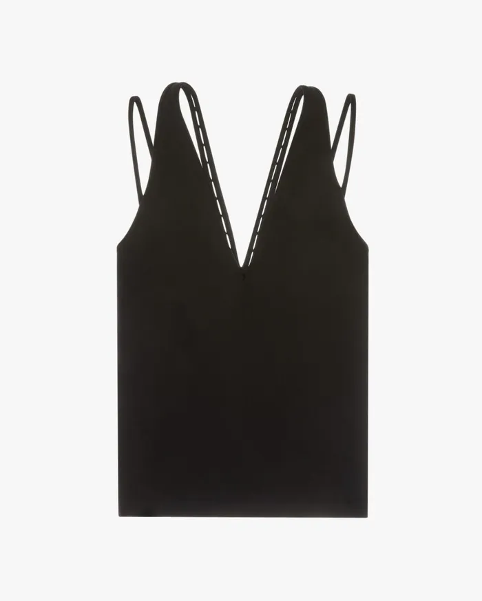 Women Strap Tank Black Helmut Lang TShirts and Sweatshirts