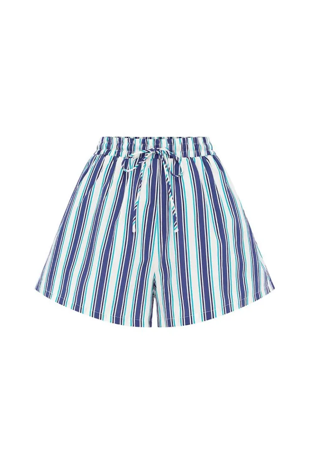 Women Summer Sets Runaway The Label GABBIE SHORT Blue Multi