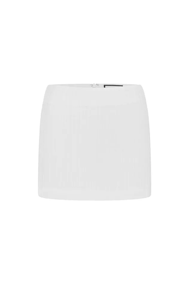 Women Summer Sets Runaway The Label LUA MINI SKIRT White