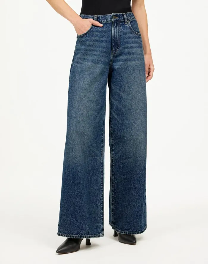 Women SuperwideLeg Jeans Concho Wash Madewell Jeans