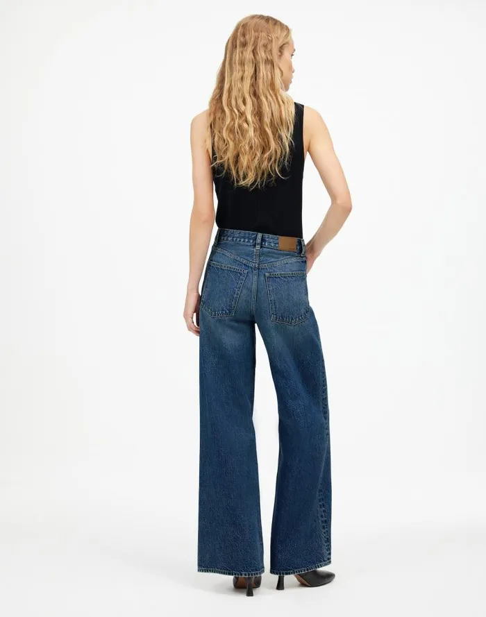 Women SuperwideLeg Jeans Concho Wash Madewell Jeans