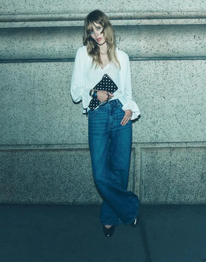 Women SuperwideLeg Jeans Concho Wash Madewell Jeans