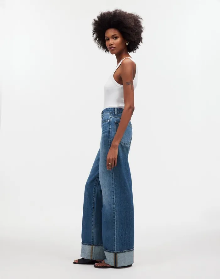 Women SuperwideLeg Jeans In Fannin Wash Fannin Wash Madewell Jeans