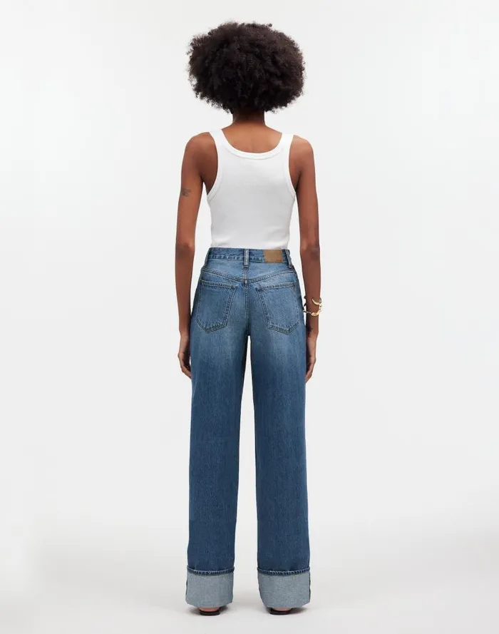 Women SuperwideLeg Jeans In Fannin Wash Fannin Wash Madewell Jeans