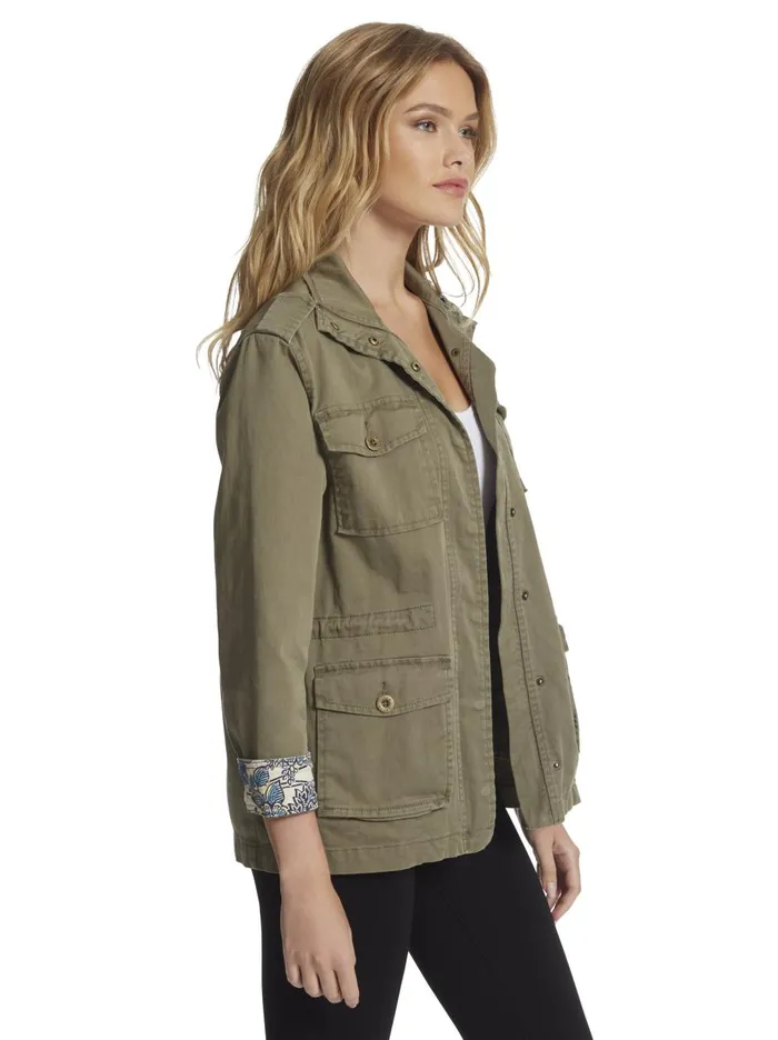 Women Sweaters Jessica Simpson Utility Jacket In Kalamata Kalamata Women Sweaters Jessica Simpson Utility Jacket In Kalamata Kalamata