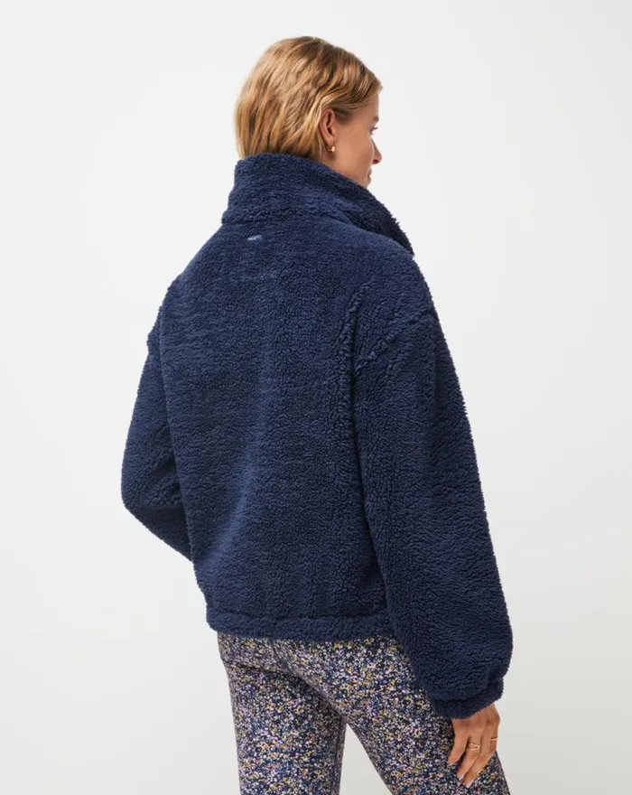 Women SWEET HEAT FULL ZIP Navy Blazer TravisMathew Jackets