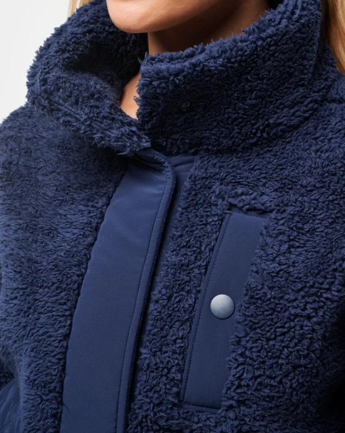 Women SWEET HEAT FULL ZIP Navy Blazer TravisMathew Jackets