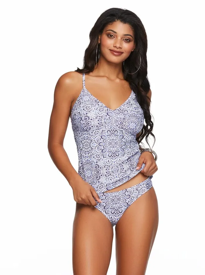 Women Swim Jessica Simpson Sweet Sunday Tankini In Nile Sweet Sunday Nile Print Women Swim Jessica Simpson Sweet Sunday Tankini In Nile Sweet Sunday Nile Print