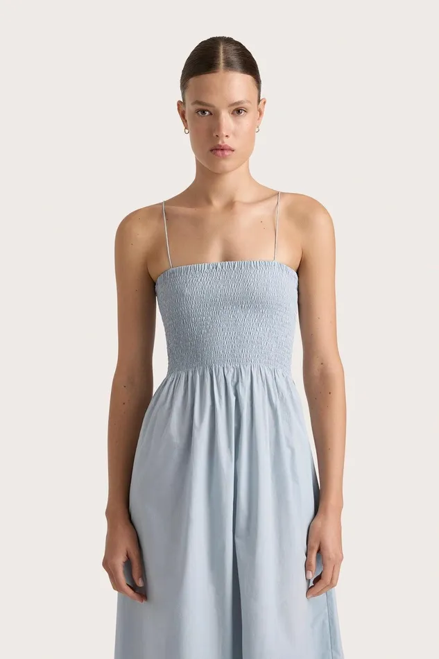 Women Tergu Maxi Dress Sky Blue Faithfull The Brand Dresses Women Tergu Maxi Dress Sky Blue Faithfull The Brand Dresses