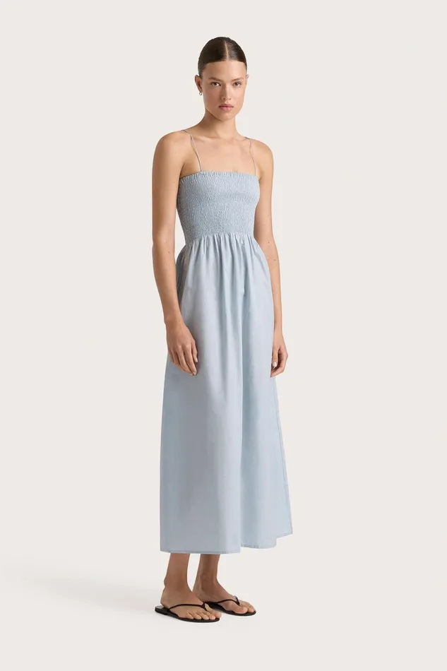 Women Tergu Maxi Dress Sky Blue Faithfull The Brand Dresses Women Tergu Maxi Dress Sky Blue Faithfull The Brand Dresses