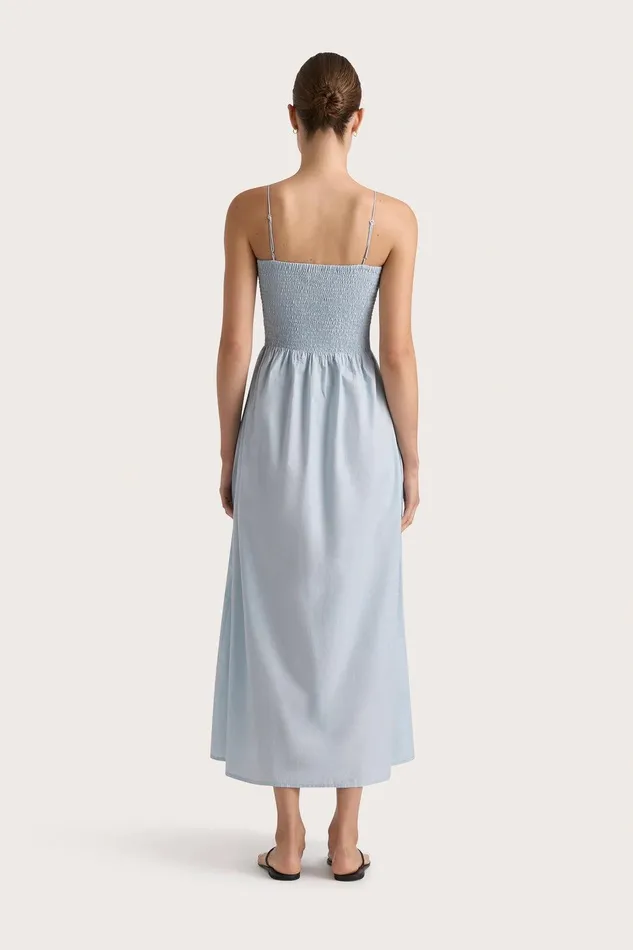 Women Tergu Maxi Dress Sky Blue Faithfull The Brand Dresses Women Tergu Maxi Dress Sky Blue Faithfull The Brand Dresses