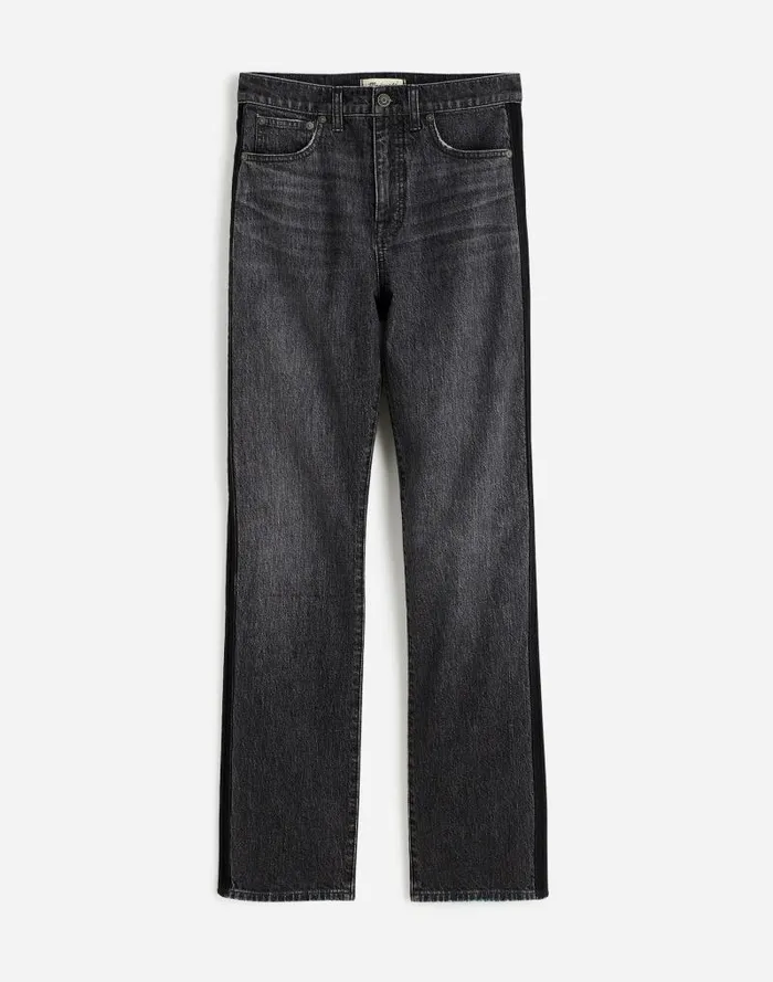 Women The 03990s Straight Jean In Rojas Wash Tux Stripe Edition Rojas Wash Madewell Jeans
