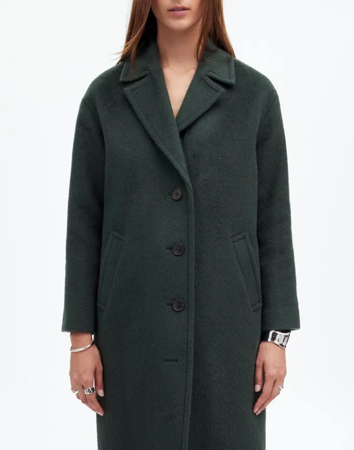 Women The Alonzo Coat Luxury Forest Madewell Coats Jackets