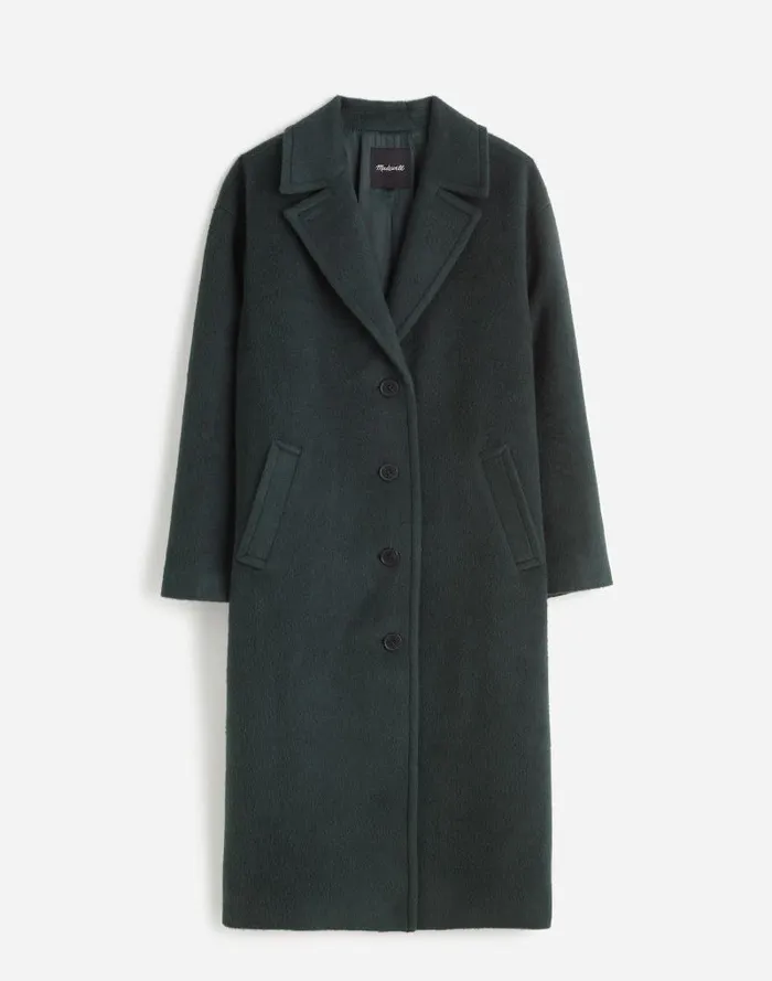 Women The Alonzo Coat Luxury Forest Madewell Coats Jackets