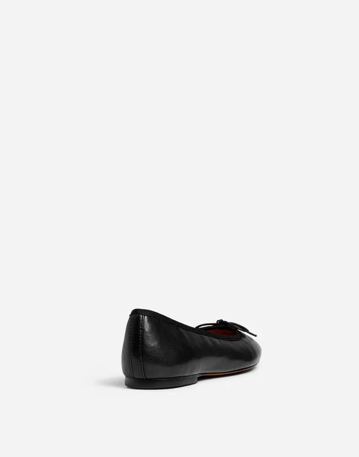 Women The Anelise Ballet Flat True Black Madewell Flats and Loafers