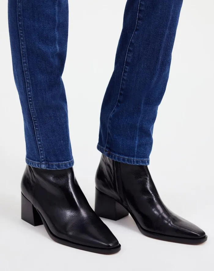Women The Ardin Ankle Boot True Black Madewell Boots