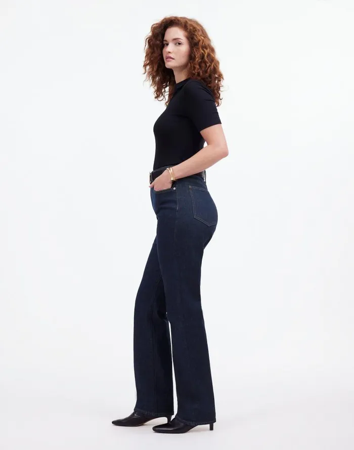 Women The Curvy 03990s Straight Jean Norman Wash Madewell Jeans