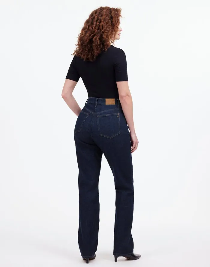 Women The Curvy 03990s Straight Jean Norman Wash Madewell Jeans